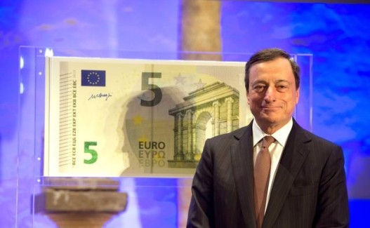 Ћирилица на новчаници од пет евра